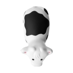 Balle antistress en forme de vache pour merchandising Moo couleur blanc