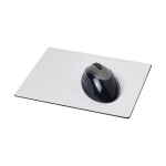 Tapis de souris publicitaire en plastique recyclé Reciclo couleur blanc deuxième vue arrière