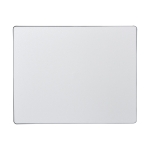 Tapis de souris publicitaire en plastique recyclé Reciclo couleur blanc deuxième vue