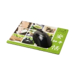 Tapis de souris personnalisé avec base en mousse Publish couleur blanc deuxième vue frontale