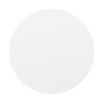 Tapis de souris rond avec base en mousse Publish Round couleur blanc troisième vue