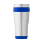 Tasse thermos personnalisée  en acier et plastique 410ml Inox Colors couleur bleu troisième vue