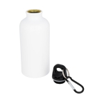 Gourde métal personnalisée avec image 400ml Cruiser Sublim couleur blanc