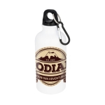 Gourde métal personnalisée avec image 400ml Cruiser Sublim couleur blanc