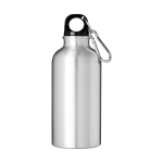 Gourde métal personnalisée avec image 400ml Cruiser Sublim couleur argenté deuxième vue frontale