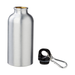 Gourde métal personnalisée avec image 400ml Cruiser Sublim couleur argenté deuxième vue