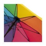 Parapluie promotionnel souple multicolore Ø102 Rainbow couleur multicolore quatrième vue