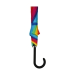Parapluie promotionnel souple multicolore Ø102 Rainbow couleur multicolore deuxième vue frontale