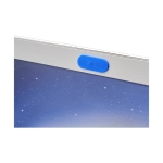 Goodie cache webcam personnalisé avec couvercle coulissant Spyshield couleur bleu roi deuxième vue frontale