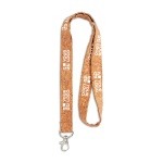 Tour de cou Cork 15mm couleur naturel vue avec zone d'impression