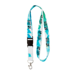 Tour de cou RPET Sublim Plus Express 15mm couleur blanc vue principale