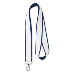 Tour de cou Double Sublim Express 20mm couleur bleu