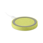 Chargeur sans fil Natural Round couleur vert