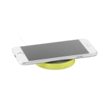 Chargeur sans fil Natural Round couleur vert deuxième vue