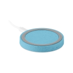Chargeur sans fil Natural Round couleur bleu ciel
