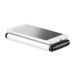 Batterie externe sans fil Fullcharge couleur argenté mat troisième vue