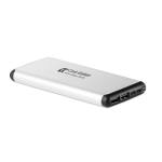 Batterie externe sans fil Fullcharge couleur argenté mat vue principale