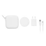 Kit de chargement pour le portable sans fil Set Wireless Charge couleur blanc cinquième vue