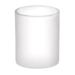 Tasse en verre mat pour impression d'images 300ml Frost Sublim couleur blanc transparent deuxième vue