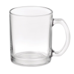 Tasse en verre brillant pour sublimation de 300ml Cristal Sublim couleur transparent