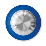 Gourde en verre coloré avec bouchon en acier 650 ml UrbanStyle Crystal couleur bleu roi troisième vue