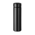 Thermos publicitaire en acier coloré avec infuseur 470 ml Tube couleur noir