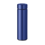 Thermos publicitaire en acier coloré avec infuseur 470 ml Tube couleur bleu
