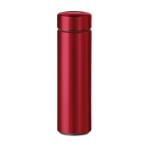 Thermos publicitaire en acier coloré avec infuseur 470 ml Tube couleur rouge