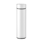Thermos publicitaire en acier coloré avec infuseur 470 ml Tube couleur blanc