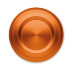 Thermos publicitaire en acier coloré avec infuseur 470 ml Tube couleur orange troisième vue