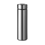 Thermos publicitaire en acier coloré avec infuseur 470 ml Tube couleur argenté mat