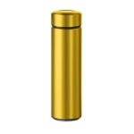 Thermos publicitaire en acier coloré avec infuseur 470 ml Tube couleur doré