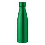 Gourde isotherme personnalisée en acier élégante 500 ml Midlane couleur vert