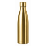 Gourde isotherme personnalisée en acier élégante 500 ml Midlane couleur doré