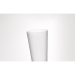 Gobelet personnalisé en plastique avec finition givrée 500ml Concert couleur blanc transparent deuxième vue