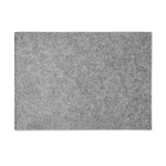 Porte-documents simple personnalisable et économique en feutre Flow couleur gris troisième vue