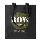 Sac en toile personnalisé pas cher coloré 180 g/m2 EcoColor Superb couleur noir vue principale