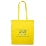 Sac en toile personnalisé pas cher coloré 180 g/m2 EcoColor Superb couleur jaune deuxième vue principale