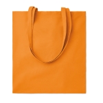 Sac en toile personnalisé pas cher coloré 180 g/m2 EcoColor Superb couleur orange