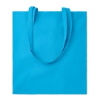 Sac en toile personnalisé pas cher coloré 180 g/m2 EcoColor Superb couleur turquoise