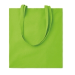 Sac en toile personnalisé pas cher coloré 180 g/m2 EcoColor Superb couleur vert lime