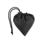 Sac pliable en plastique recyclé RPET couleur Strawberry RPET couleur noir deuxième vue