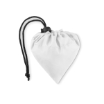 Sac pliable en plastique recyclé RPET couleur Strawberry RPET couleur blanc deuxième vue