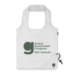 Sac pliable en plastique recyclé RPET couleur Strawberry RPET couleur blanc vue principale