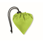 Sac pliable en plastique recyclé RPET couleur Strawberry RPET couleur vert lime deuxième vue