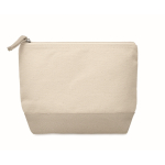 Trousse de toilette personnalisée en coton 340 g/m² Promenade couleur gris