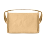 Sac isotherme en kraft avec anse et poche, pour 6 canettes Kraft couleur beige septième vue