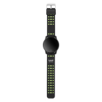 Montre smartwatch avec logo imprimé pour la publicité Wearfit couleur vert lime vue principale