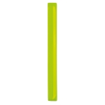 Bracelets personnalisés réfléchissants en PVC fluorescent VisiPro couleur jaune