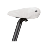 Housse de selle en plastique recyclé RPET avec élastique couleur blanc deuxième vue